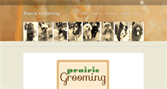 Desktop Screenshot of prairiegrooming.com